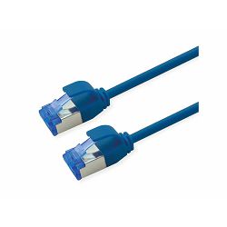 Roline  S/FTP (PiMF) Data Center mrežni kabel, Cat.6A (Class EA), slim, LSOH, tangle free, 7.0m, plavi