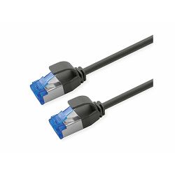 Roline  S/FTP (PiMF) Data Center mrežni kabel, Cat.6A (Class EA), slim, LSOH, tangle free, 10m, crni