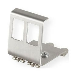 Roline VALUE DIN rail adapter (prazni) za 2 Keystone modula