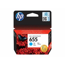 HP 655 ink cartridge cyan 600p CZ110AE#BHK
