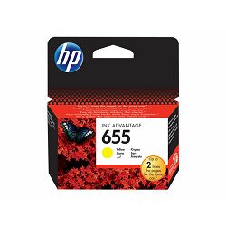 HP 655 ink cartridge yellow 600p CZ112AE#BHK