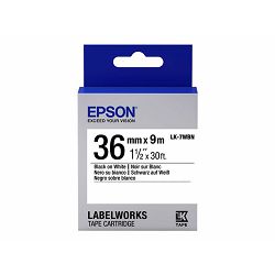 EPSON LK-7WBN Label Cartridge 36mm C53S657006
