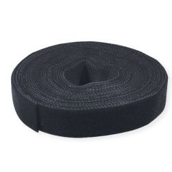 Roline VALUE čičak traka za kablove, širina 10mm, 25m, crna