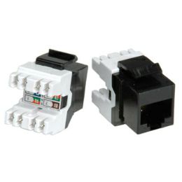 Roline RJ45 Keystone konektor Cat.5e/Class D, UTP, crni