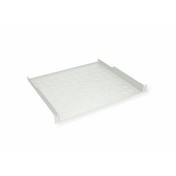 Roline 19" 1U fiksna polica, D=400mm, nosivost 15kg, siva
