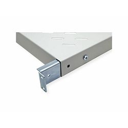 Roline 19" 1U fiksna polica, D=500mm, nosivost 50kg, siva