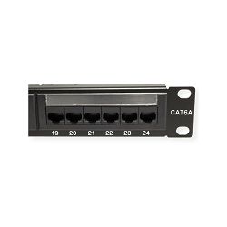 Roline VALUE Cat.6a/Class EA 19" Patch Panel 24-porta UTP, crni