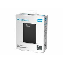 WD Elements ext portable HDD USB3.0 1TB WDBUZG0010BBK-WESN