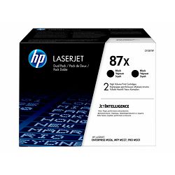 HP 87X LaserJet Toner Cartridge Black 2p CF287XD