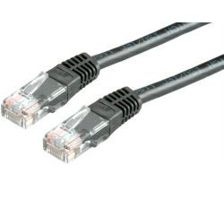 Roline VALUE UTP mrežni kabel Cat.6, 1.0m, crni