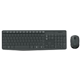 Logitech MK235 bežična tipkovnica+miš, USB, crna (920-008031)