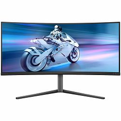 Philips Monitor Evnia 34M2C6500/00 34 QD-OLED, 21:9, 3440x1440 (UltraWide QHD), 175Hz, 0.03ms, 250 cd/m2 (SDR), 1000 cd/m2 (HDR), 1,000,000:1, 2x HDMI 2.0, DisplayPort 1.4, 4x USB 3.2, Dark Slate De