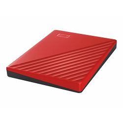 WD My Passport 2TB portable HDD Red WDBYVG0020BRD-WESN