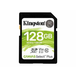 KINGSTON 128GB SDXC Canvas Select Plus SDS2/128GB