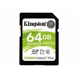 KINGSTON 64GB SDXC Canvas Select Plus SDS2/64GB