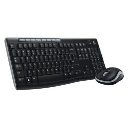 Logitech MK270 bežična tipkovnica+miš, USB, crna (920-004532)