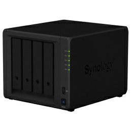 Synology DS418 DiskStation 4-bay NAS server, 2.5"/3.5" HDD/SSD podrška, 2GB, 2×G-LAN, Hot Swappable HDD, Wake on LAN/WAN