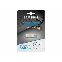 SAMSUNG BAR PLUS 64GB Champagne Silver MUF-64BE3/APC