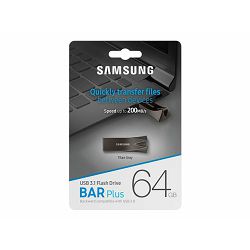 SAMSUNG BAR PLUS 64GB Titan Gray MUF-64BE4/APC