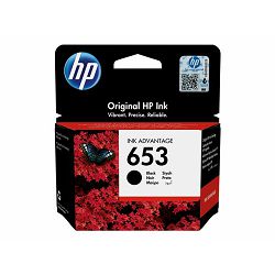 HP 653 Black Original Ink Advantage Cart 3YM75AE#BHK