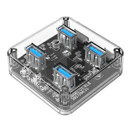 Orico 4-portni USB3.0 hub, prozirni (ORICO MH4U-U3-03-CR)