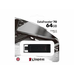 KINGSTON 64GB USB-C 3.2 Gen1 DT 70 DT70/64GB