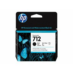 HP 712 80-ml Black Designjet Ink 3ED71A