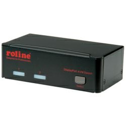 Roline KVM preklopnik, 1 korisnik - 2 računala, DisplayPort, USB Hub 