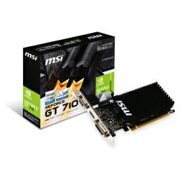 MSI GeForce GT710 2GB DDR3/64-bit, PCIe 2.0, D-Sub/Dual-link DVI-D/HDMI, Low Profile (GT710-2GD3H LP)