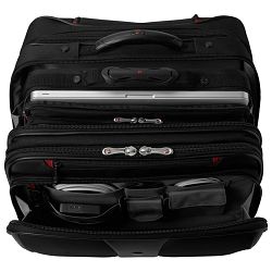 Wenger torba Patriot 2 za prijenosnike do 17" sa dodatnim slim case za 15.6" prijenosnik sa kotačima, crna