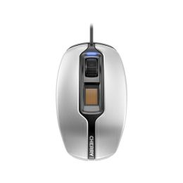 Cherry MC 4900 optički miš sa indentifikacijom prsta (Finger ID), USB, sivo/crni