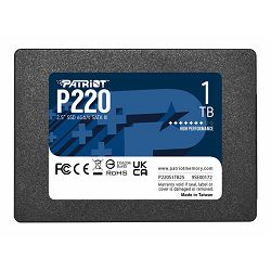 PATRIOT P220 SATA 3 1TB SSD 550/500MB/s P220S1TB25