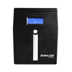 Green Cell UPS (UPS09) Microsine 2000VA/1400W, Line Interactive Pure Sinewave, LCD