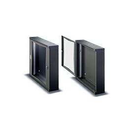Tecnosteel 19" SlimWall 300 zidni ormar 6U - 600×300×387mm, crni (F0630N)