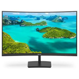 Philips 24" 241E1SCA/00 FHD (1920×1080) VA 16:9, 75Hz, zakrivljeni 1500R, 4ms, 3000:1,  VGA, HDMI, zvučnici, crni
