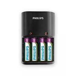 Punjač baterija PHILIPS MultiLife SCB1490NB/12, 4x AA Baterija 2100mah, 4 mjesta za punjenje SCB1490NB/12