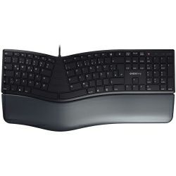 Cherry KC 4500 ergonomska tipkovnica, USB, crna