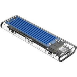 Orico vanjsko kućište M.2 SSD, NVMe/SATA (10Gbps), M-key+B-key, USB3.1, plavo (ORICO TCM2M-C3-BL-BP)