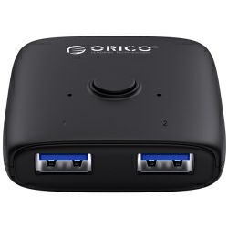 Orico USB3.0 preklopnik 2 u 1, crni (ORICO HS2-B1-BK-EP)