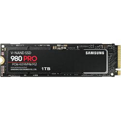 Samsung 980 Pro 1TB NVMe PCIe 4.0 M.2 SSD, R/W: 7000/5000 MB/s (MZ-V8P1T0BW)