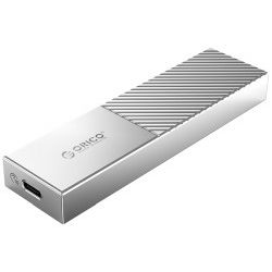 Orico vanjsko kućište NVMe & SATA M.2 SSD, USB 3.1 Gen2 Type-C, srebrno (ORICO-FV09C3-G2-SV-BP)
