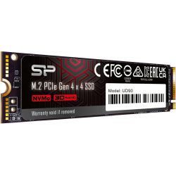 Silicon Power UD90 500GB M.2 2280 PCIe Gen4x4 & NVMe 1.4, 3D NAND, SLC cache + HMB, R/W: 4800/4200MB/s