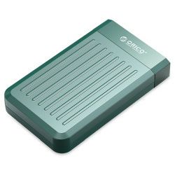 Orico vanjsko kućište 3.5" SATA HDD/SSD s adapterom, do 9.5 mm, tool free, USB3.1 Gen1 tip C, zeleno (ORICO-M35C3-EU-GR-BP-A)