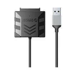 Orico 2.5" SATA HDD/SSD adapter sa silikonskim kućištem, USB3.0, sivo (ORICO-UTS3-3AB-10-BK-BP)