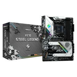 ASRock MB X570 Steel Legend, AM4, DDR4/4666+(OC), PCIe 4.0, 7.1ch, G-LAN, HDMI/DP, ATX