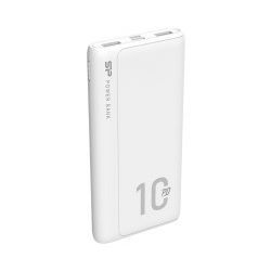 Silicon Power punjač Powerbank QP15, 10000mAh, 18W, 2×USB-A (QC3.0)/1×USB-C/Micro USB, bijeli