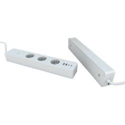 WOOX WiFi Smart multi-utičnica, 3×strujna utičnica, 2×USB-A, 2×USB-C punjač, WooxHome app, glasovna kontrola - Alexa & Google Assistant, 1.5m (R6132)