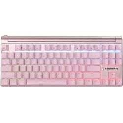 Cherry MX 8.0 svjetleća (RGB) igraća tipkovnica, MX Red, USB, roza