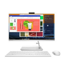 Lenovo IdeaCentre 3 27" FHD AiO, AMD R5-5625U, 8GB DDR4, 1TB SSD, Radeon, DVDRW, WiFi-AX/BT, tipk/mi + Win 11 Pro, bijeli (F0FY00DCSC-W11P)