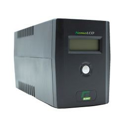 Elsist UPS NemoLCD 80 800VA/360W, Line-Interactive, USB, RJ11/RJ45, 2×Schuko, 1×7Ah, 10min. autonomija